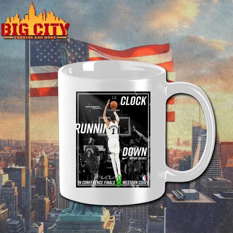 Victor Wembanyama San Antonio Spurs Clock Running Down Western Conference Finals Shirt