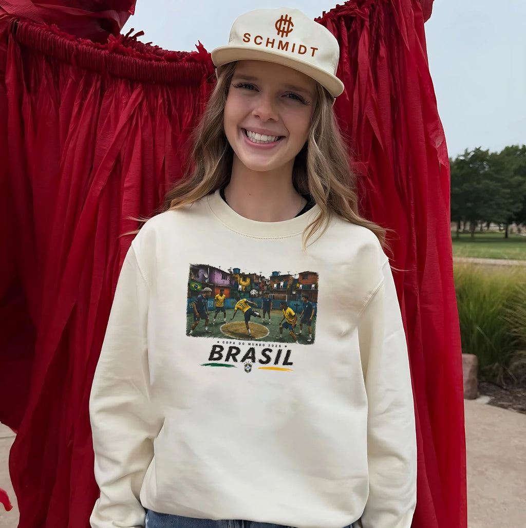 Brasil Copa do Mundo 2026 soccer player illustrated shirt