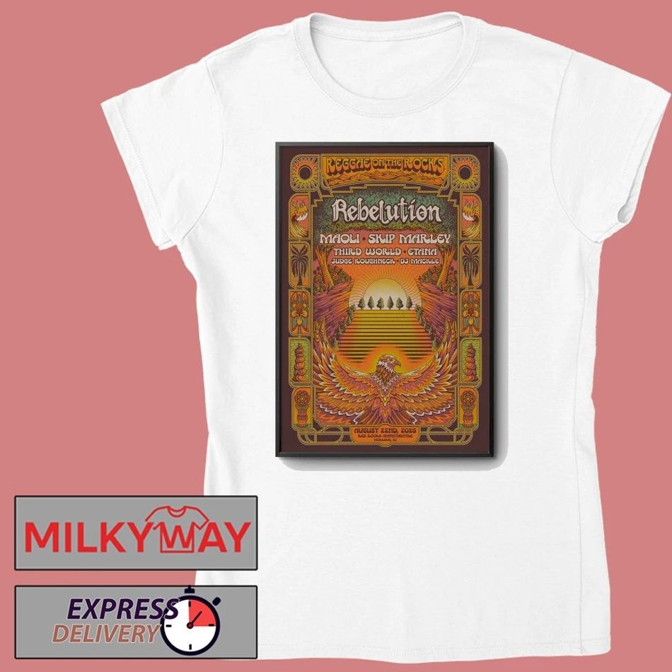 Rebelution Aug 22 2026 Red Rocks In Morrison CO Poster shirt