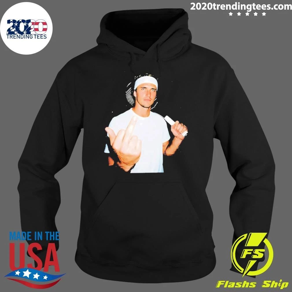 Alexander Zverev 2026 Men’s Singles Tennis Middle Finger Shirt