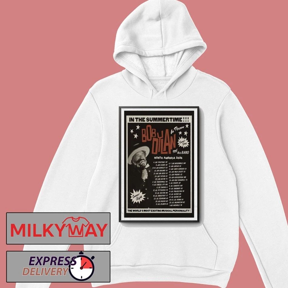 Bob Dylan Jun 12 2026 Lincoln, CA Poster shirt