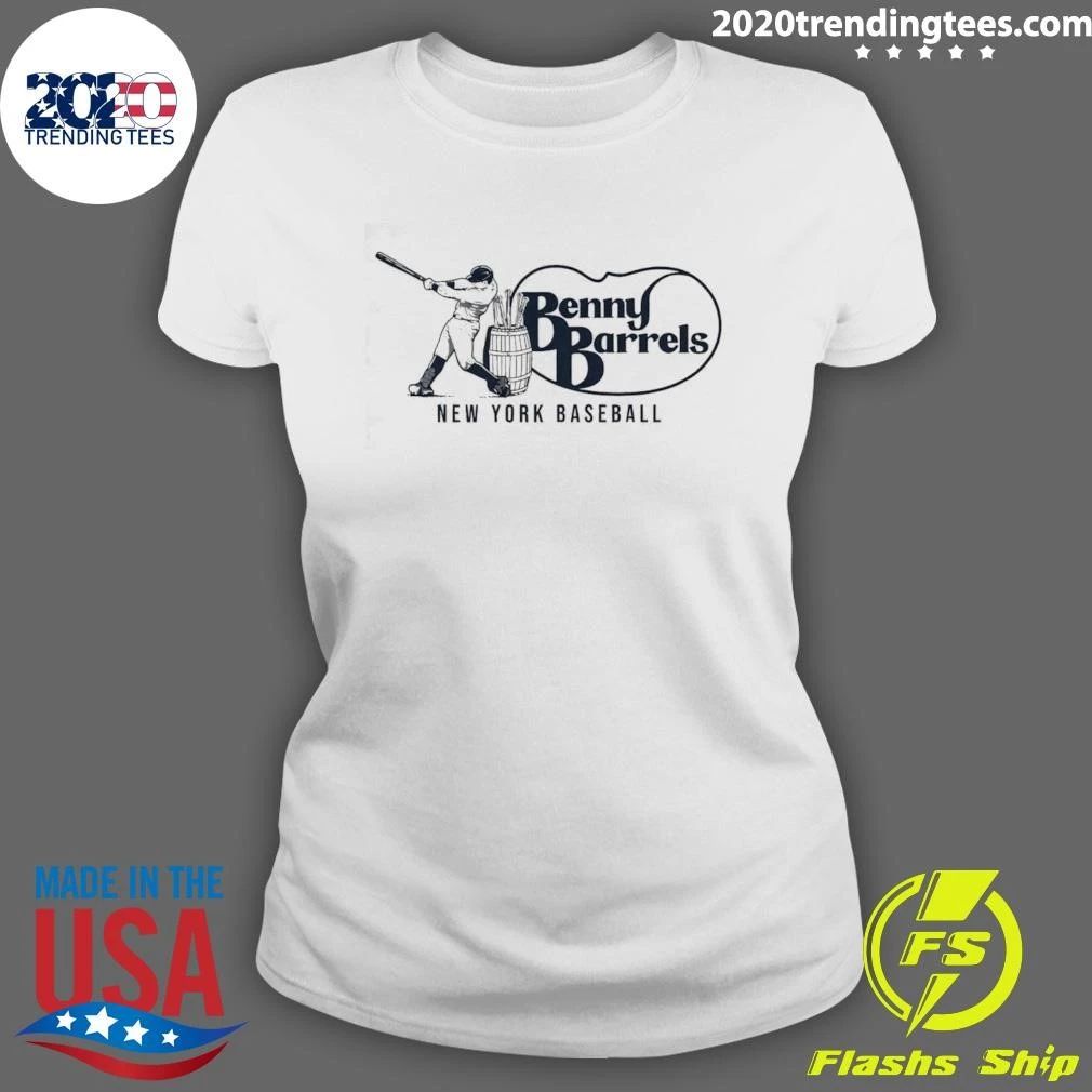 New York Baseball Ben Rice Benny Barrels Shirt