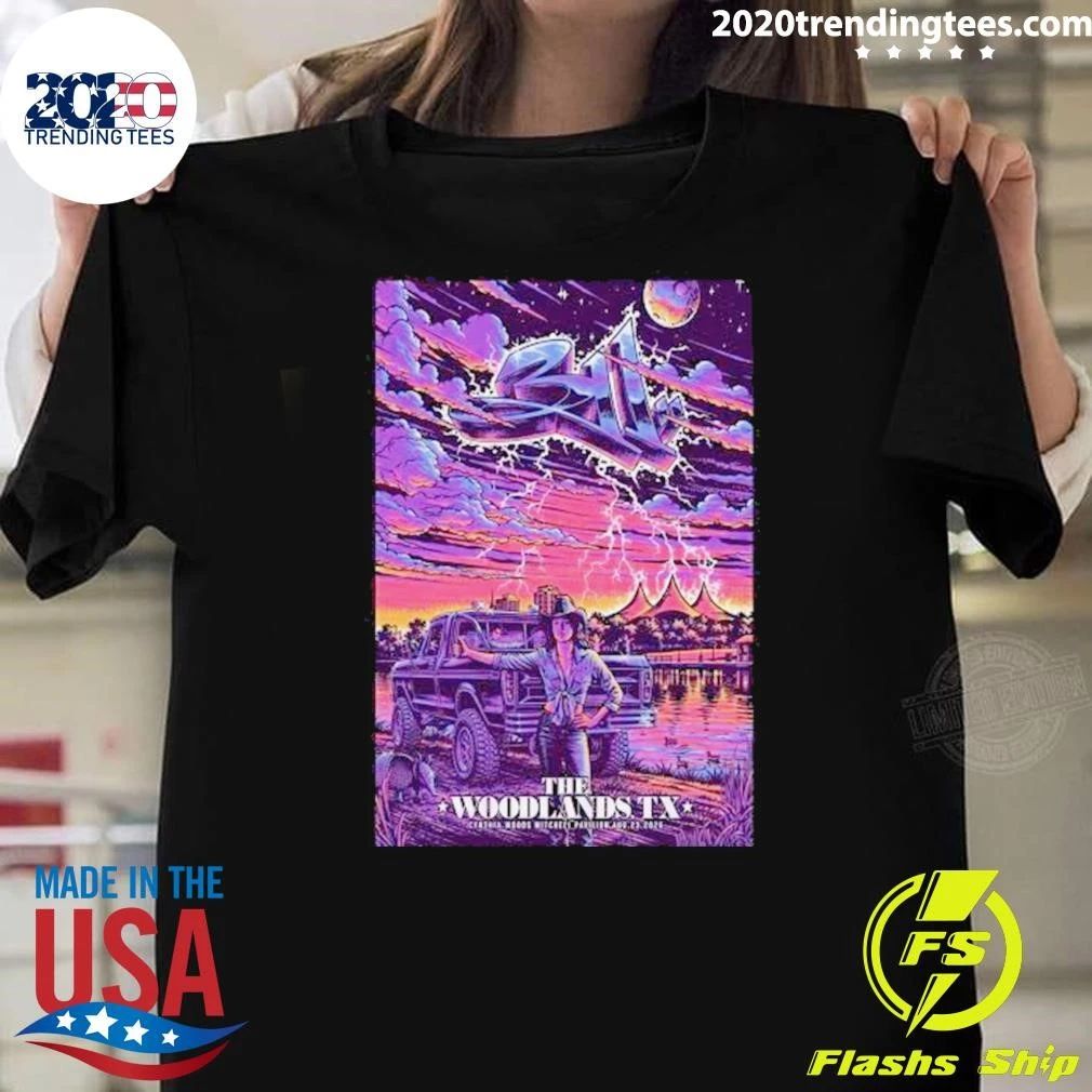 311 Band The Woodlands TX At The Cynthia Woods Mitchell Pavilion In Woodlands TX On August 23 2026 Shirt