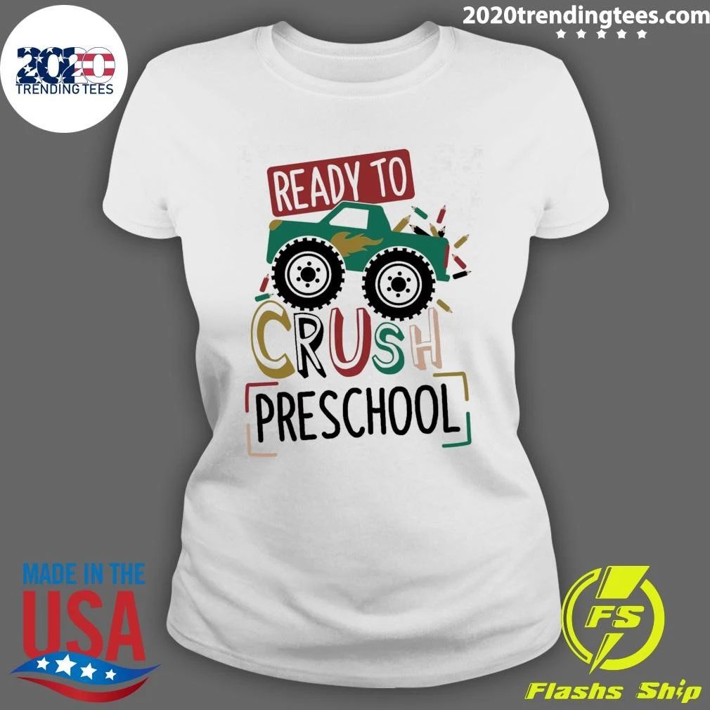 Ready To Crush Preschool Monster Truck Shirt