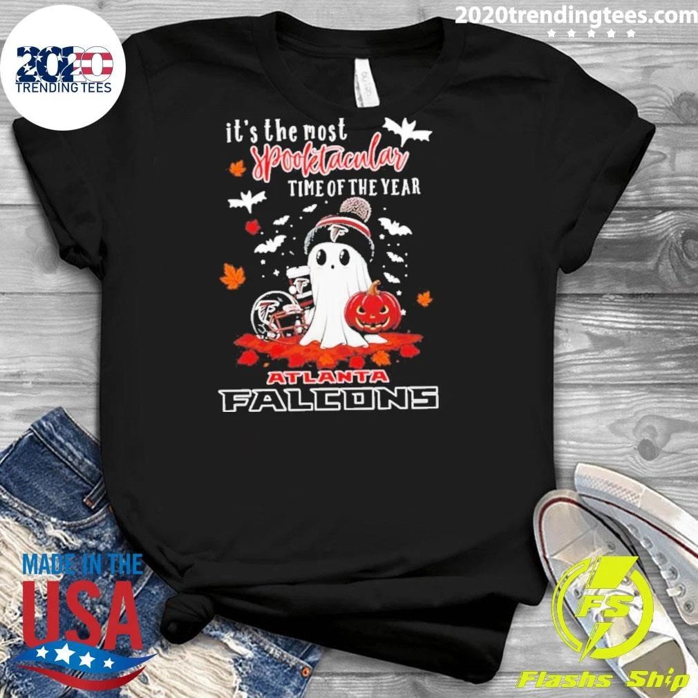Ghost Halloween 2026 Atlanta Falcons It’s The Most Spooktacular Time Of The Year Shirt