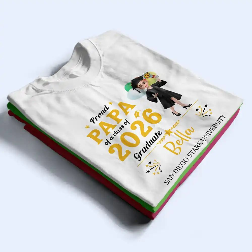 Family Matching Happy Graduation - Personalized T Shirt