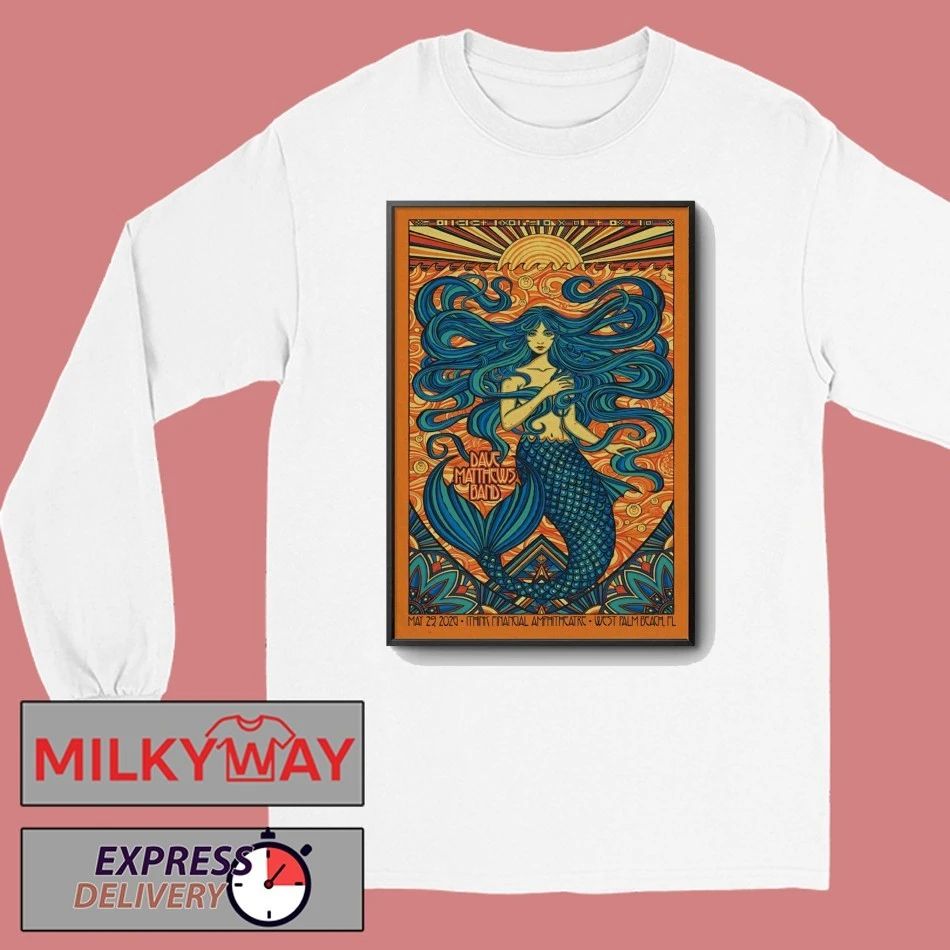 Dave Matthews Band iTHINK Financial Amphitheatre In West Palm Beach FL May 29 2026 Poster shirt