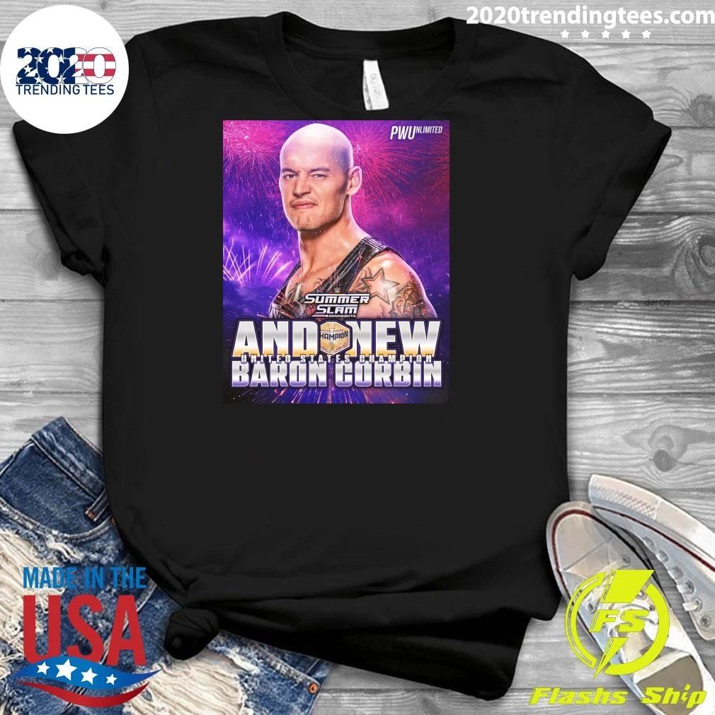 Summer Slam Minnesota States And New United States Champion 2026 Baron Corbin Shirt