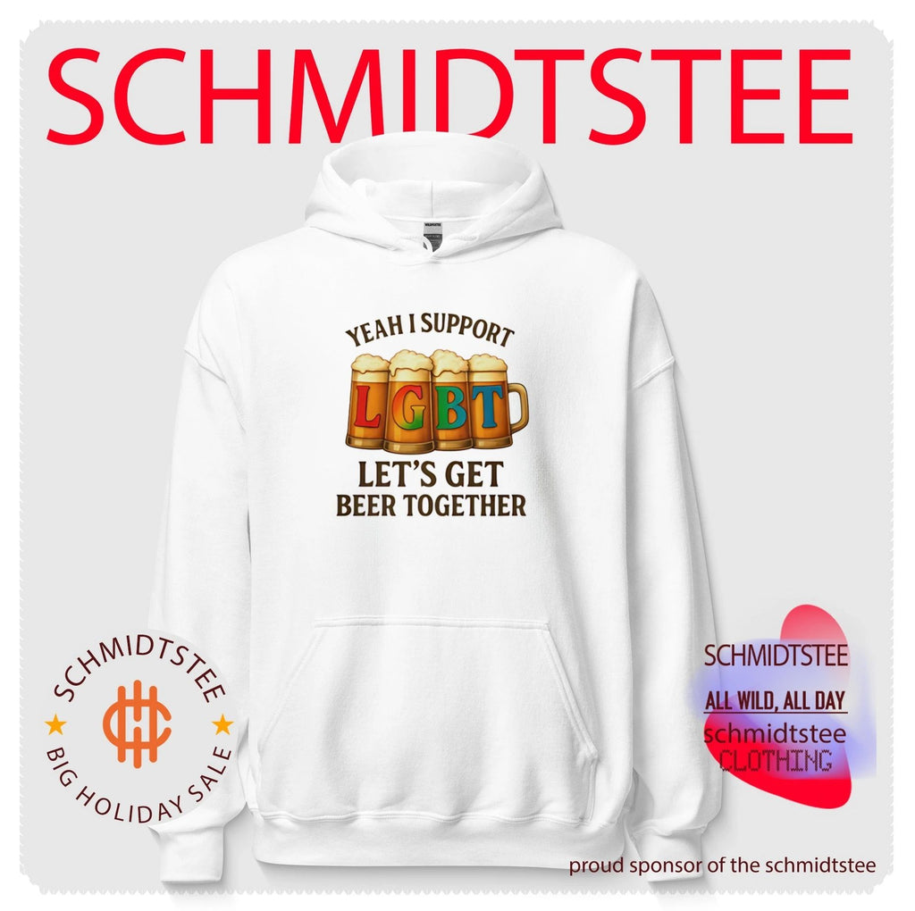 Yeah I support let’s get beer together LGBT shirt