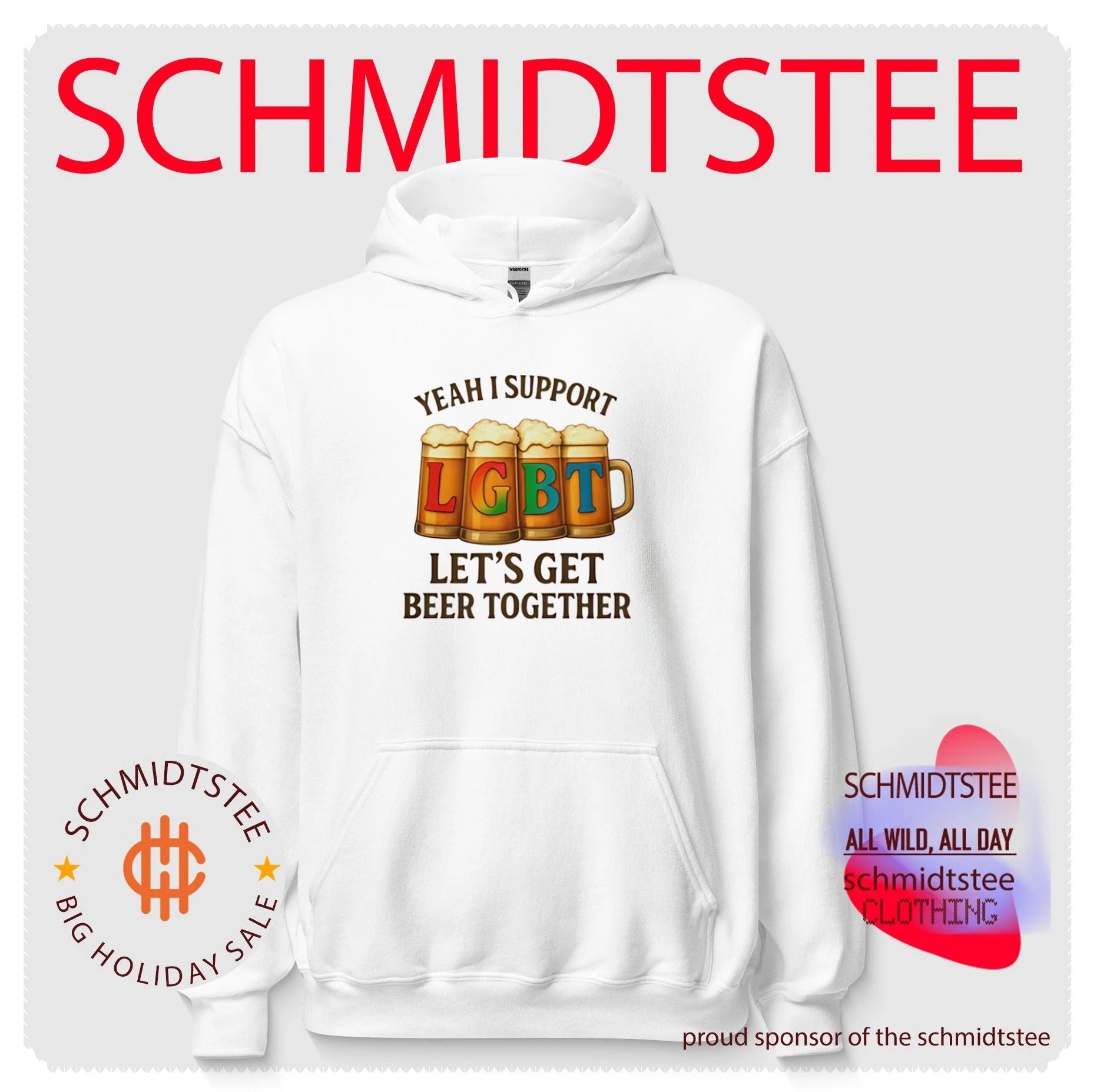 Yeah I support let’s get beer together LGBT shirt