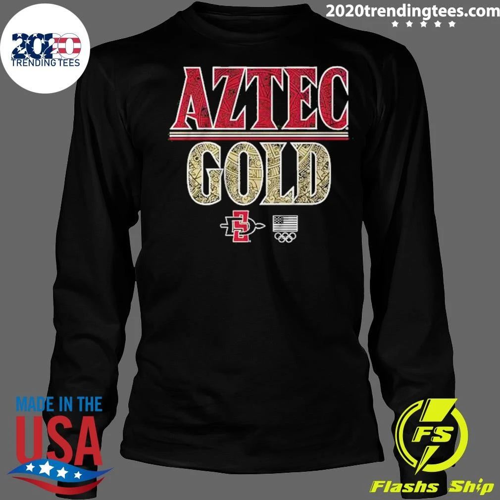 Team USA SDSU Aztec Gold Shirt