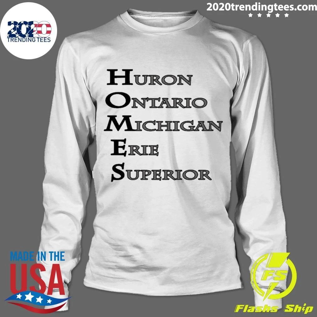 Homes Huron Ontario Michigan Erie Superior Shirt