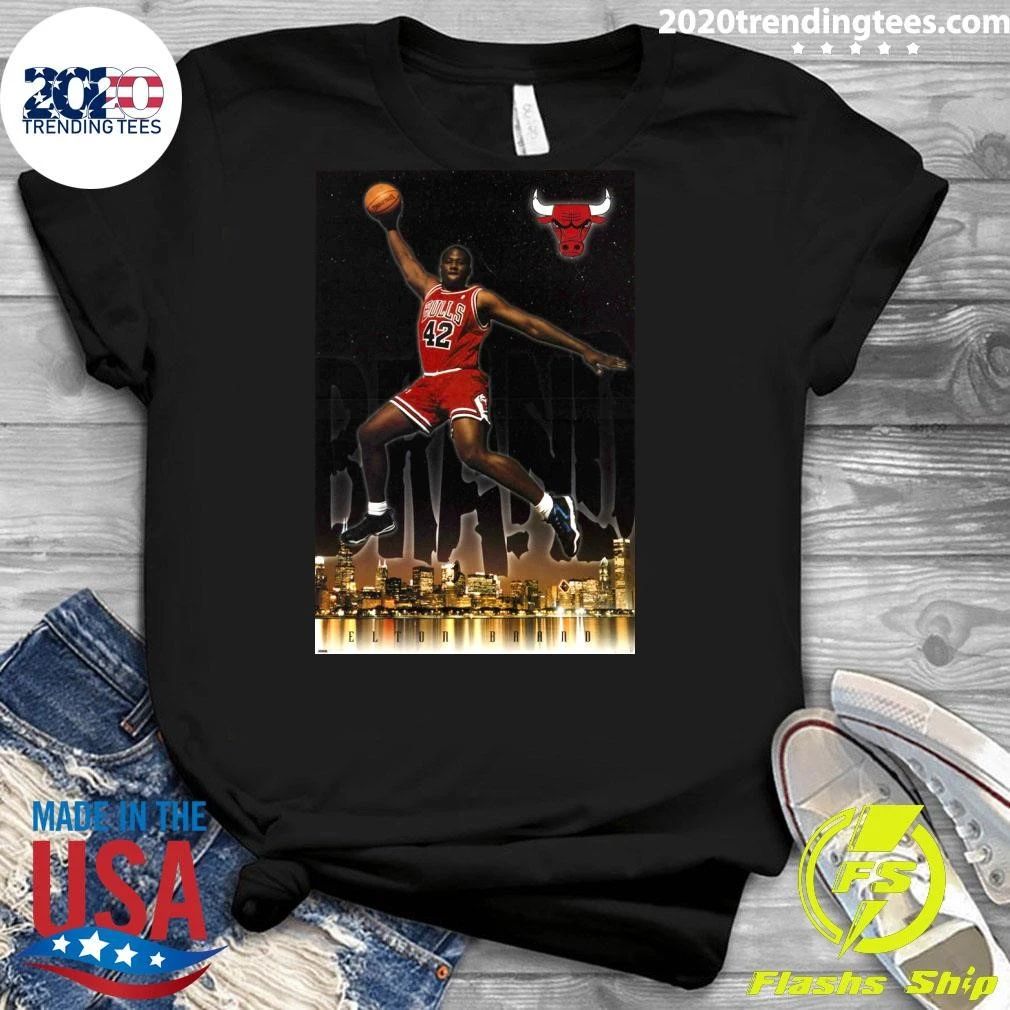 Elton Brand Soaring Slam Chicago Bulls NBA Shirt