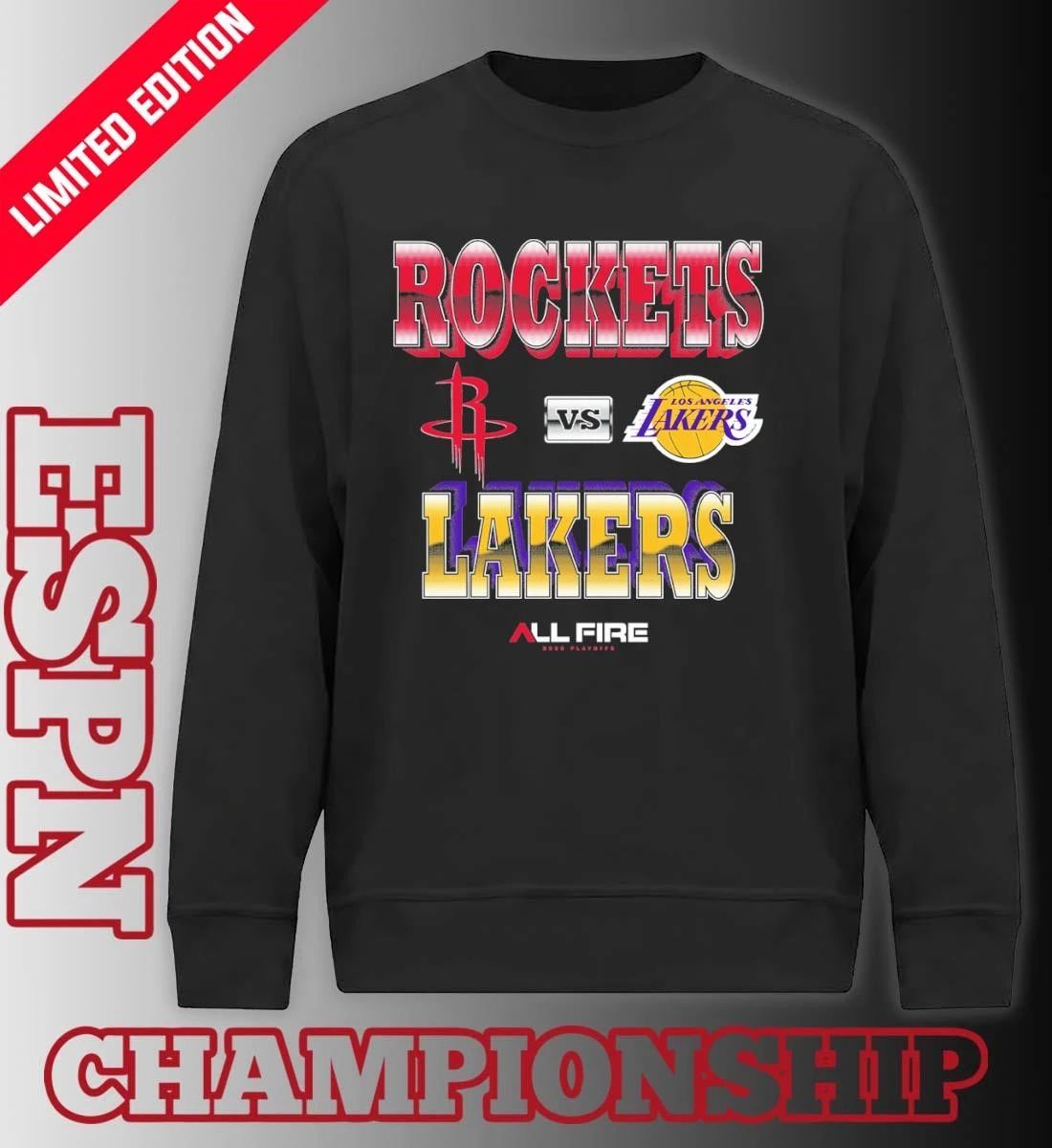 Houston Rockets Vs Los Angeles Lakers Legends 2026 Playoffs Match-Up T-Shirt