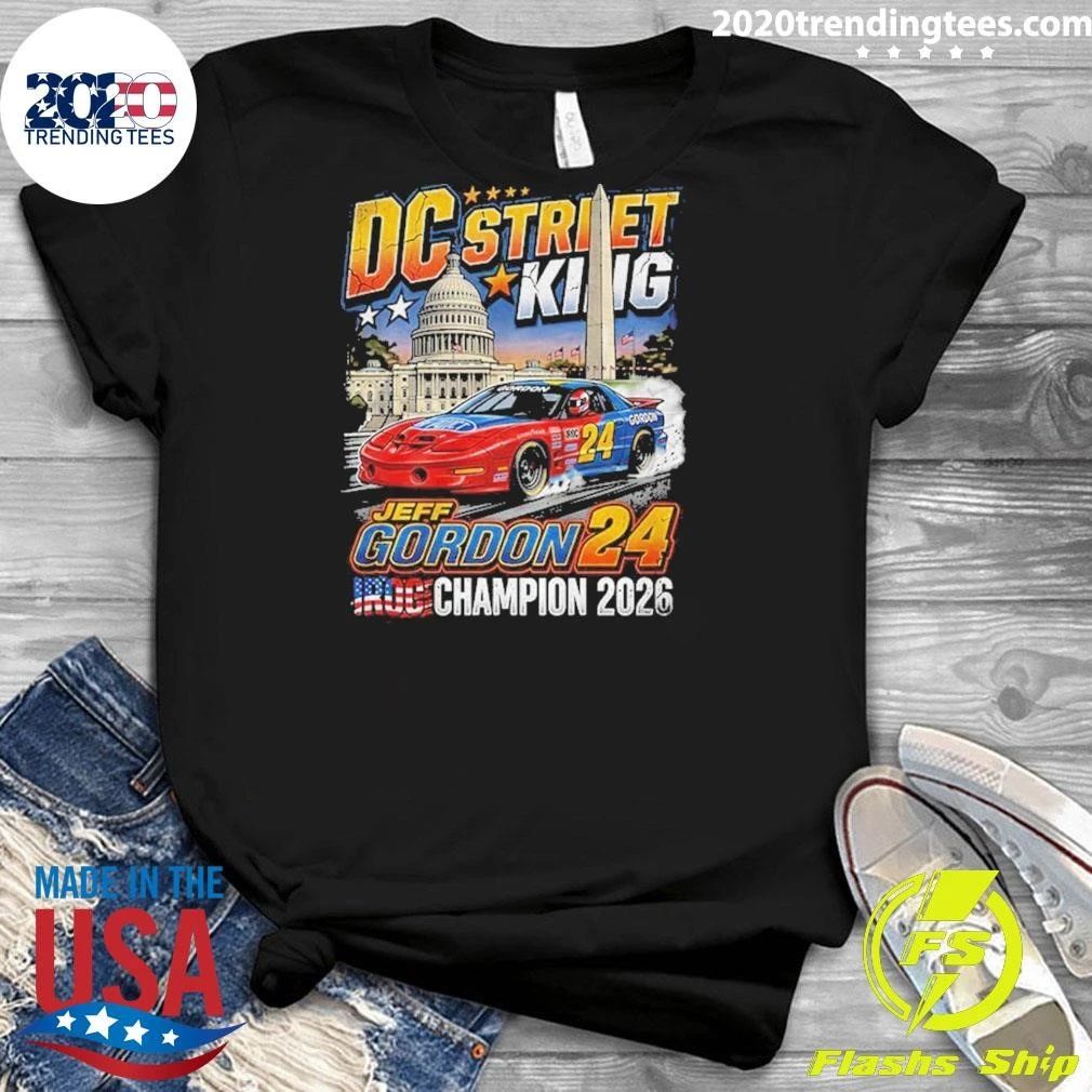 Jeff Gordon 2026 Iroc Freedom 250 Washington Dc Street Race Winner Shirt