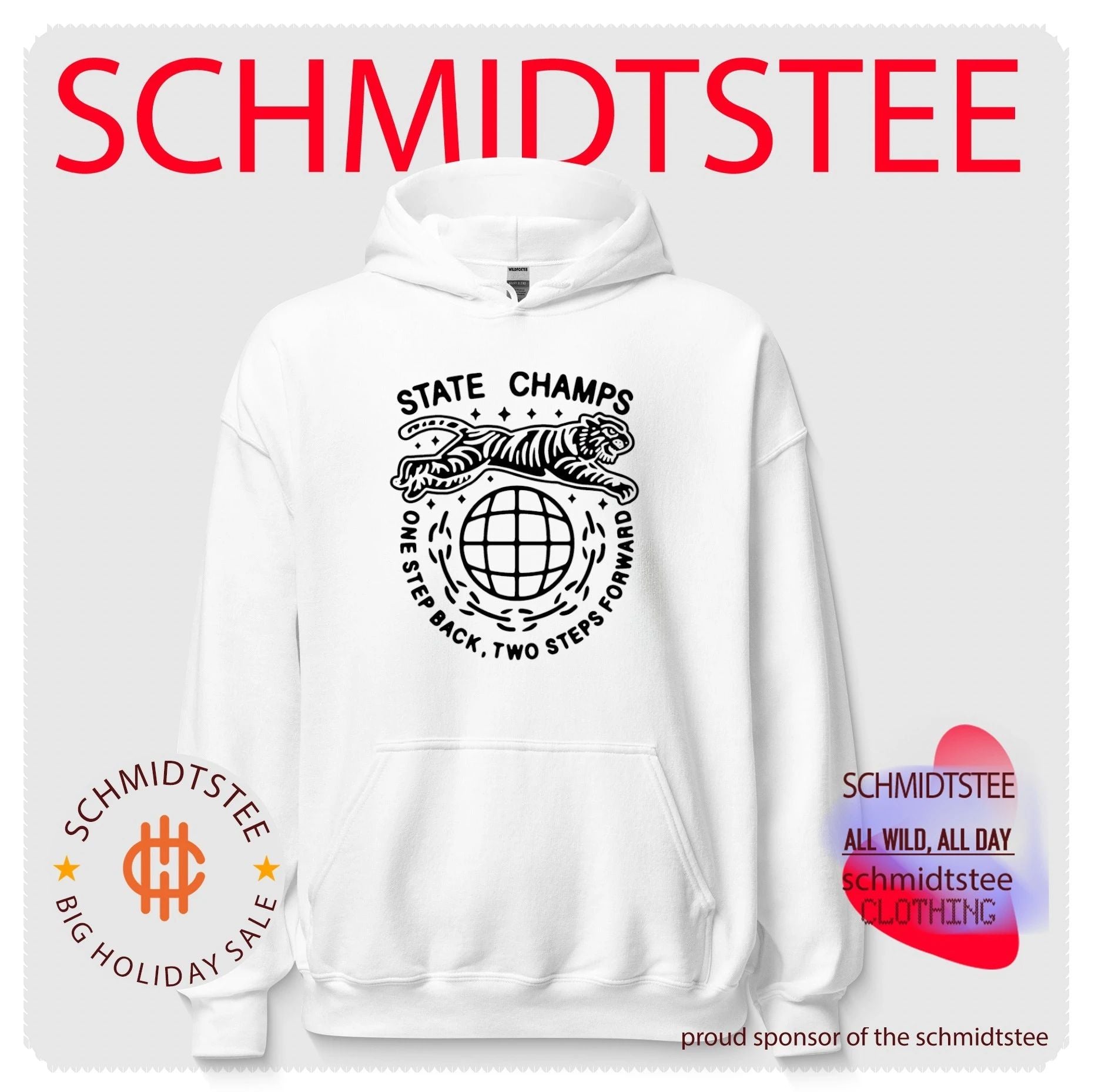 State Champs one step back two steps forward tiger graphic shirt