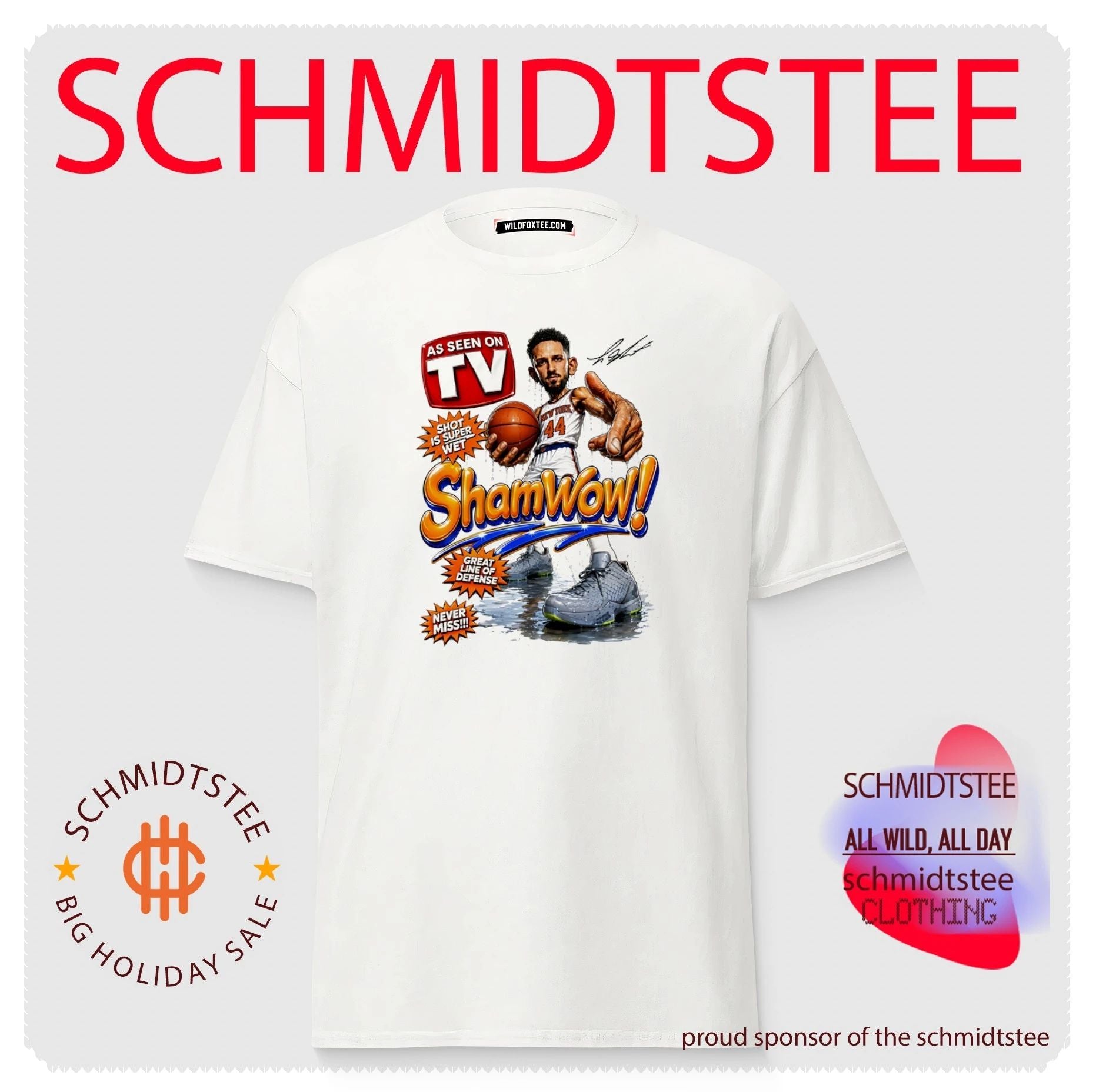 New York Knicks John Starks Dunking ShamWow illustration shirt