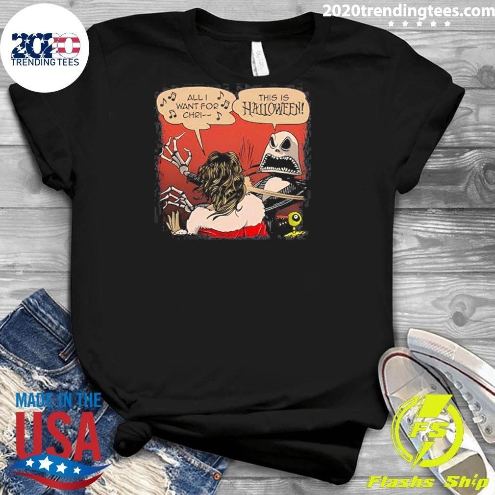 Pretty The Slap All I Want For Christmas Is Halloween Shirt