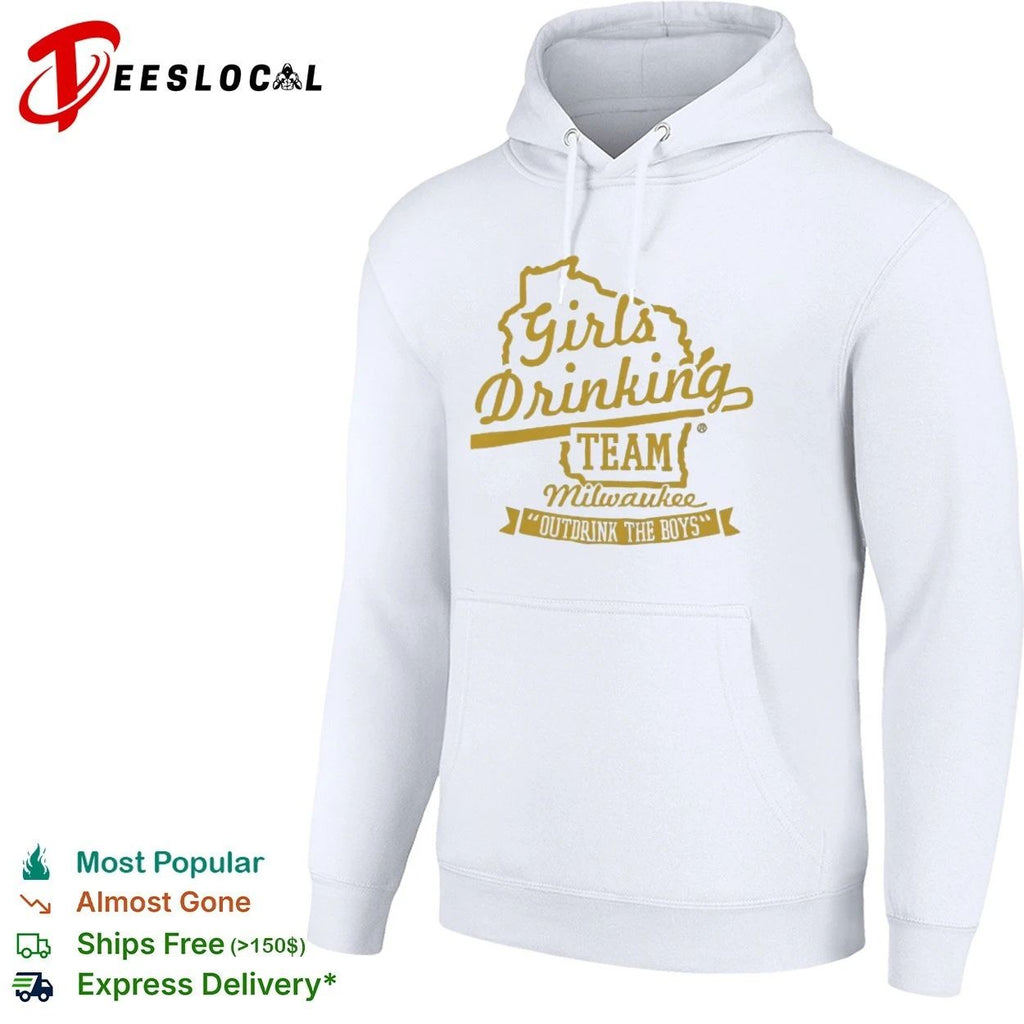 Girls Drinking Team Milwaukee Outdrink the Boys T-shirt