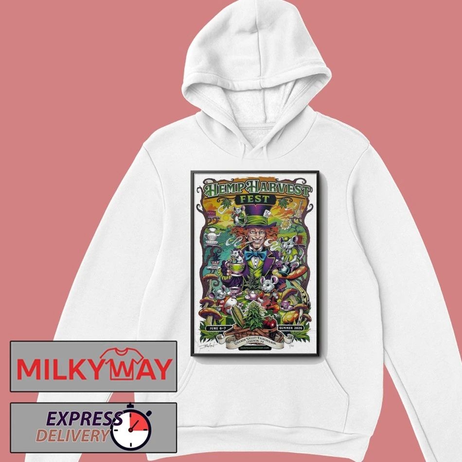 Hemp Harvest Festival in Lebanon, PA June 6-7, 2026 Poster shirt