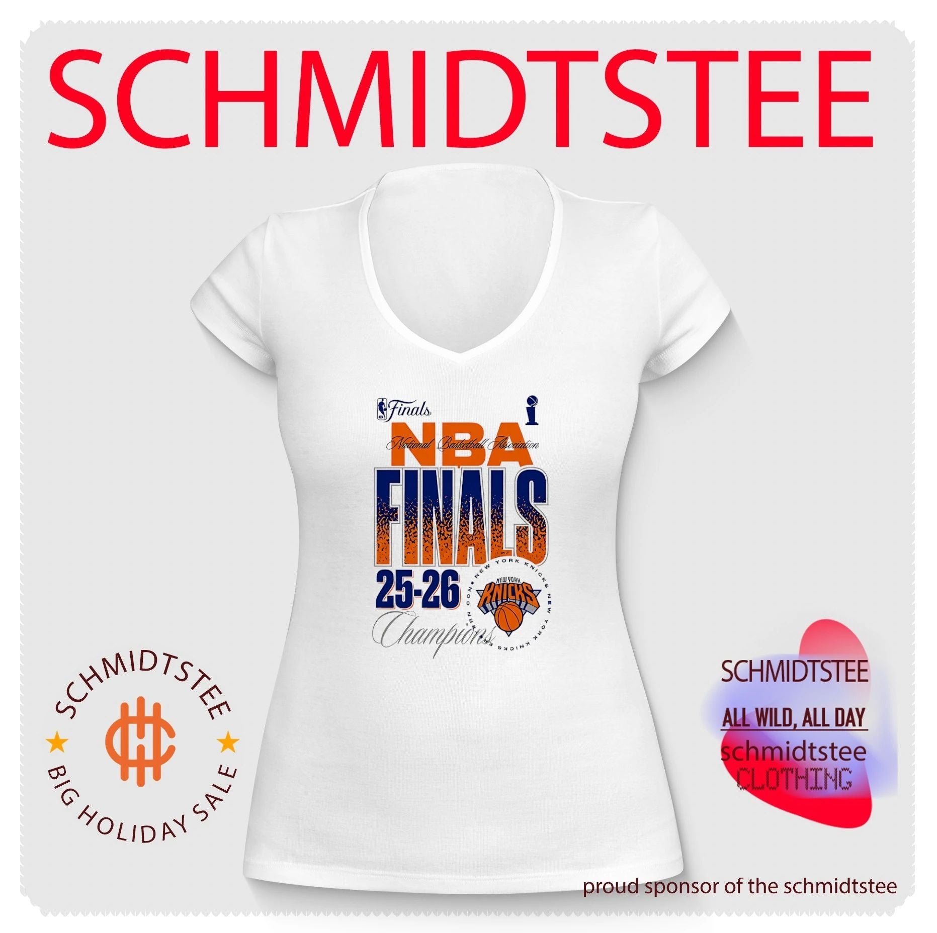 New York Knicks National Basketball Association Finals logo shirt