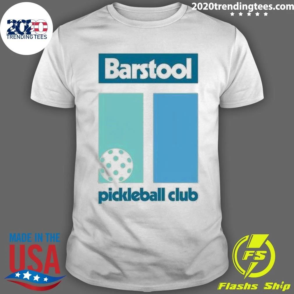 Barstool Pickleball Club Retro Tee Shirt