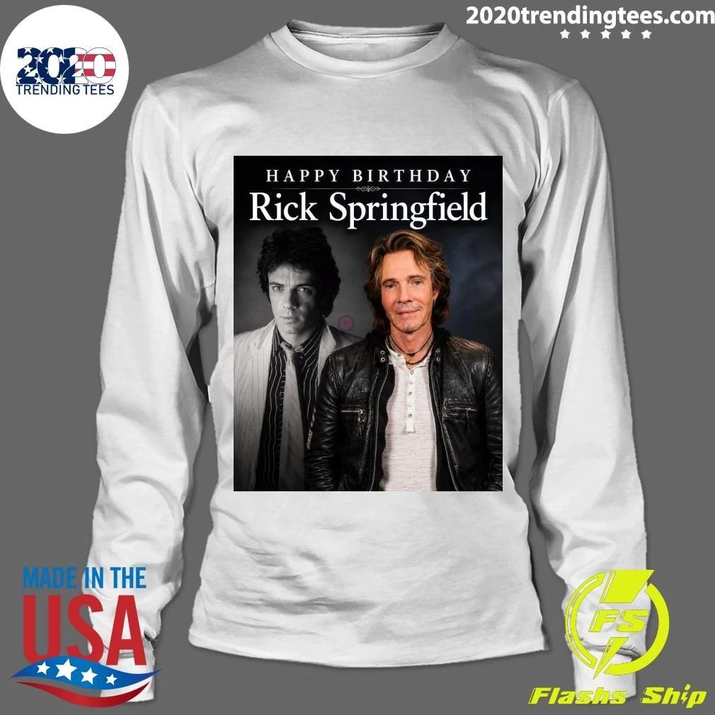 Happy Birthday Rick Springfield Shirt