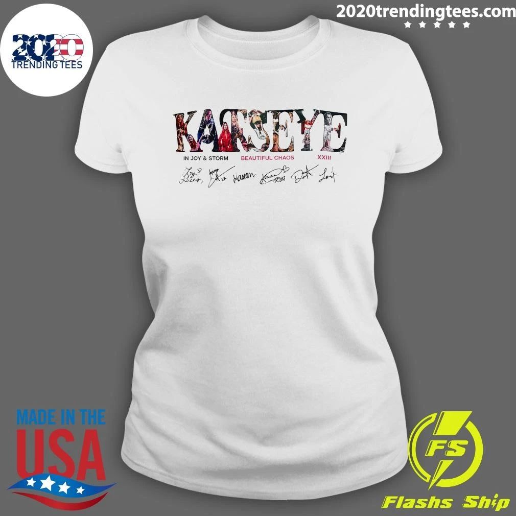 Katseye In Joy and Storm Beautiful Chaos XXIII Signature Vintage Shirt
