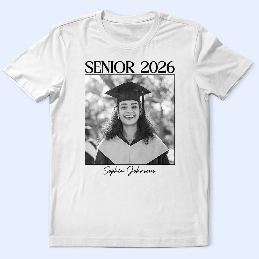 Custom Photo Senior Graduation Gift - Personalized T Shirt