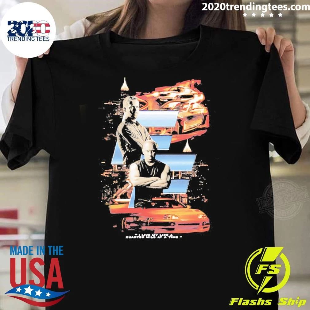 The Fast And The Furious Paul Walker And Vin Diesel Retro Shirt