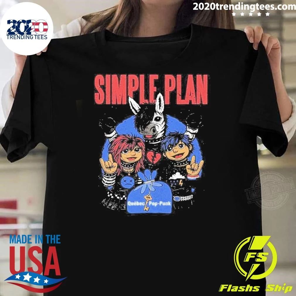 Simple Plan Quebec Pop Punk Montreal Warped 2026 Tour Shirt