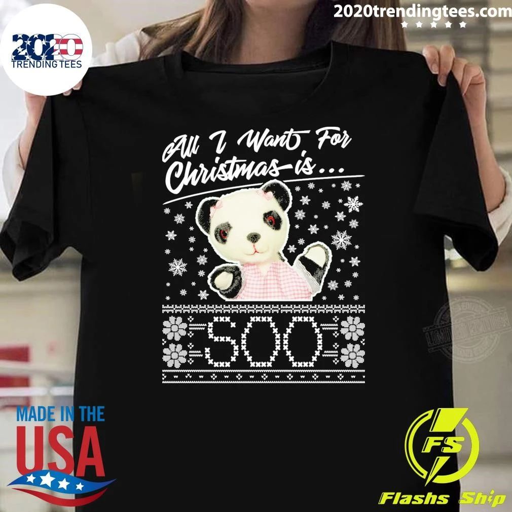 Sooty Christmas All I Want For Christmas Is Soo Panda Shirt