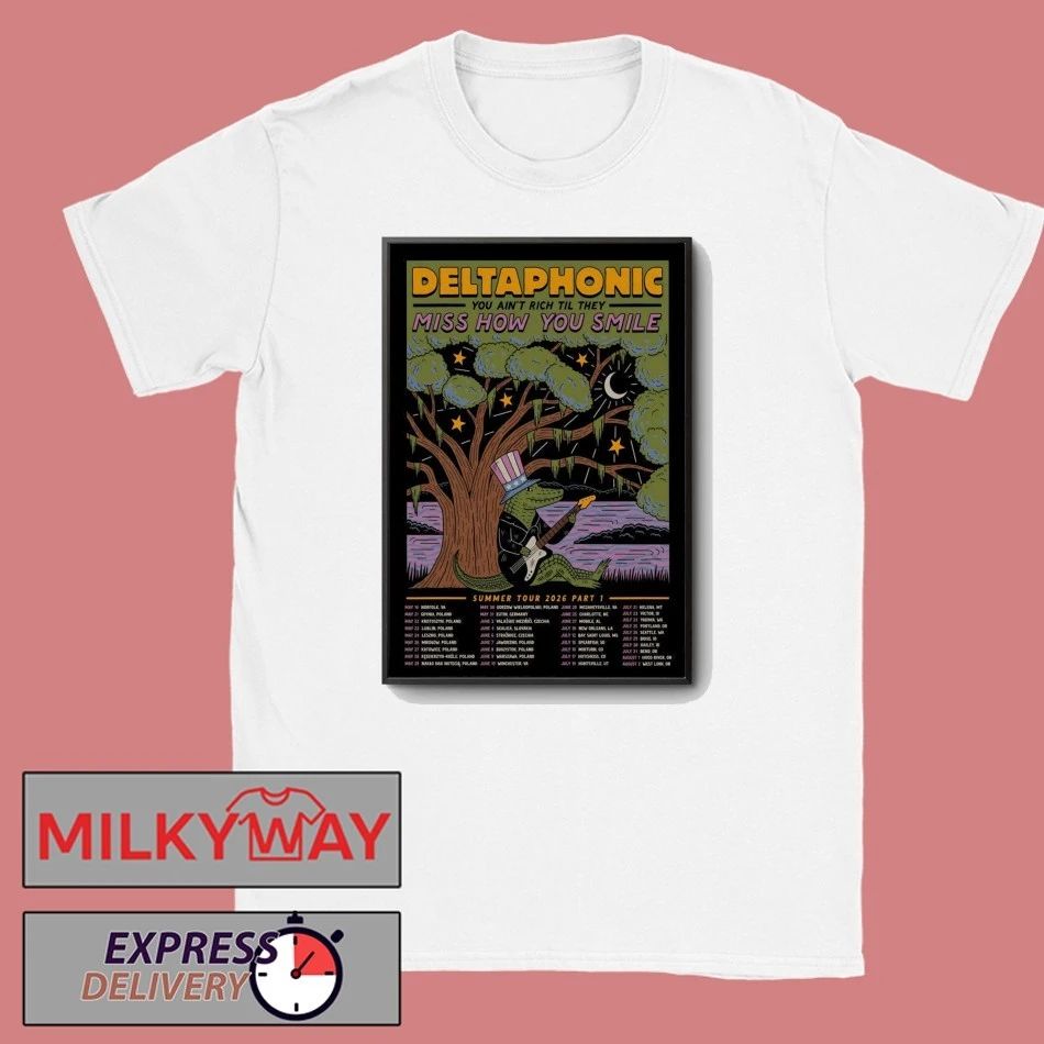 Deltaphonic Summer 2026 Tour Poster shirt