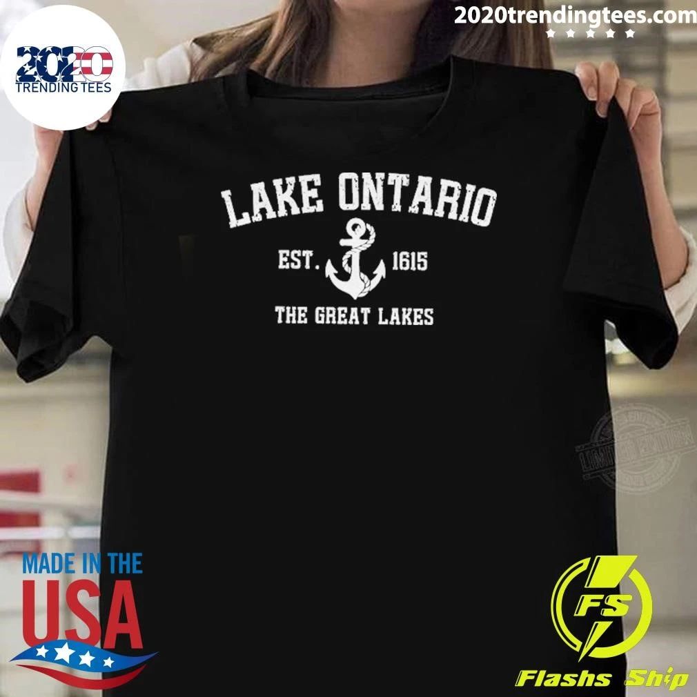 Lake Ontario Est 1615 Shirt