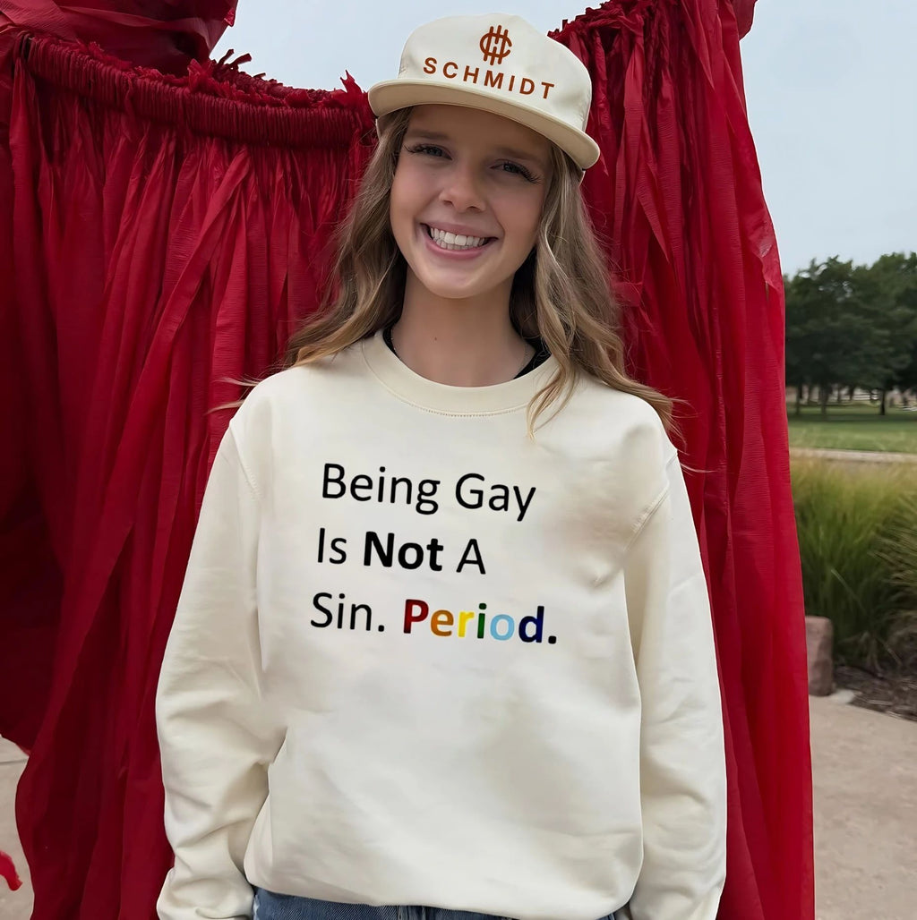 Being gay is not a sin period Pride shirt