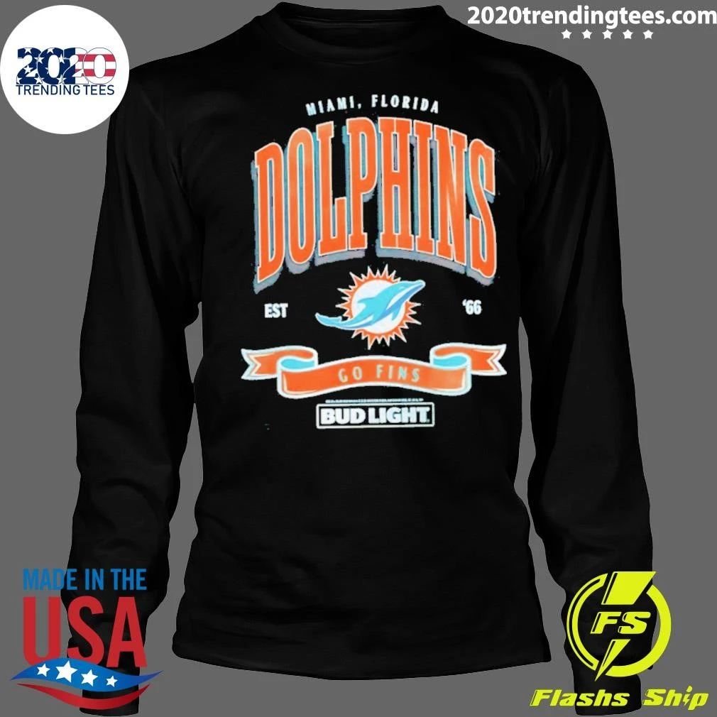 Miami Dolphins Bud Light ’66 GoFins Shirt