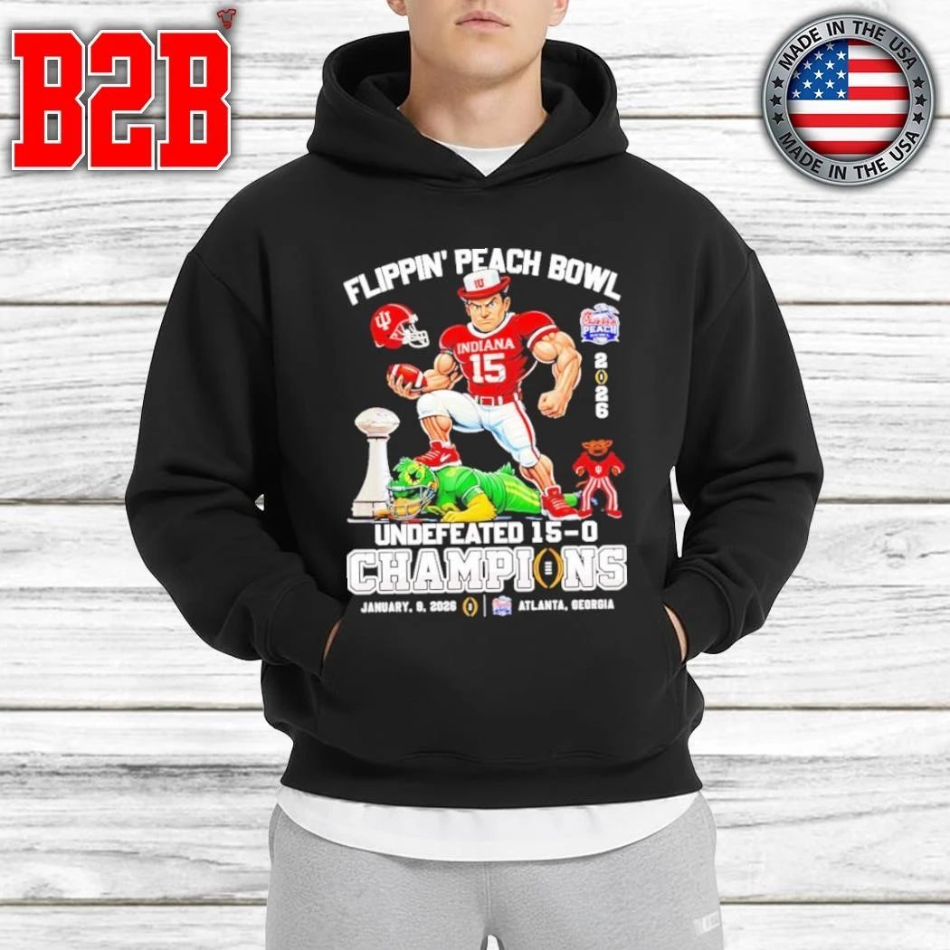 Congrats Hoosiers Flippin’ Peach Bowl Champs Undefeated 15-0 Shirt