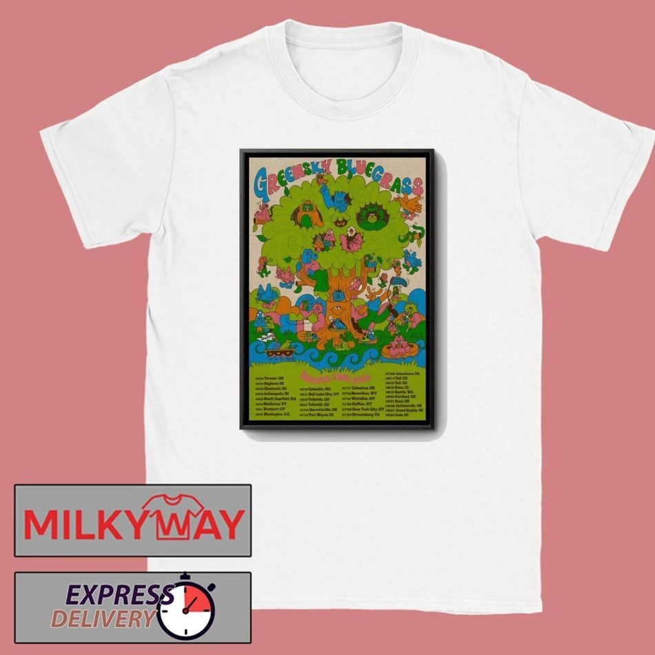 Greensky Bluegrass Poster Summer Tour 2026 shirt