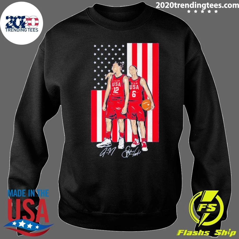 Team USA Sue Bird and Diana Taurasi Signature Shirt