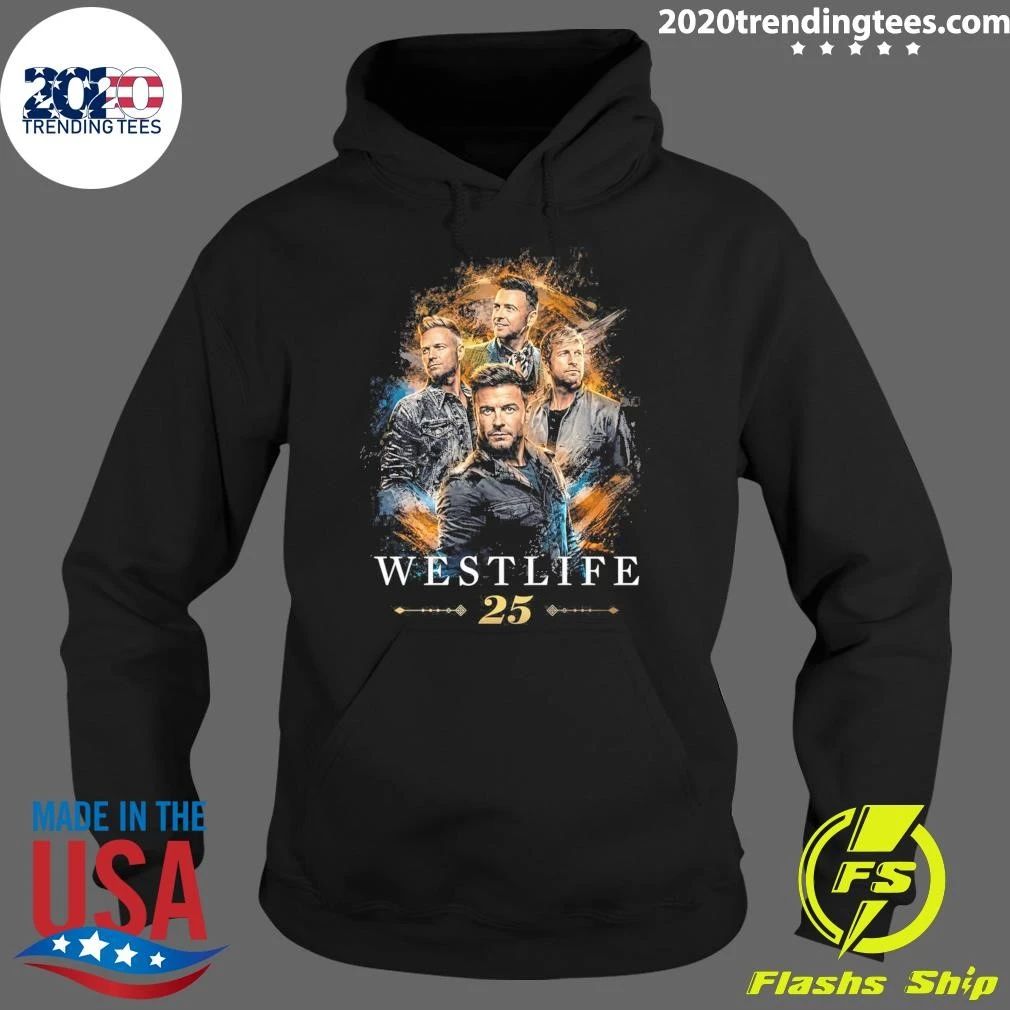 Westlife 25th Anniversary 2026 Tour Shirt