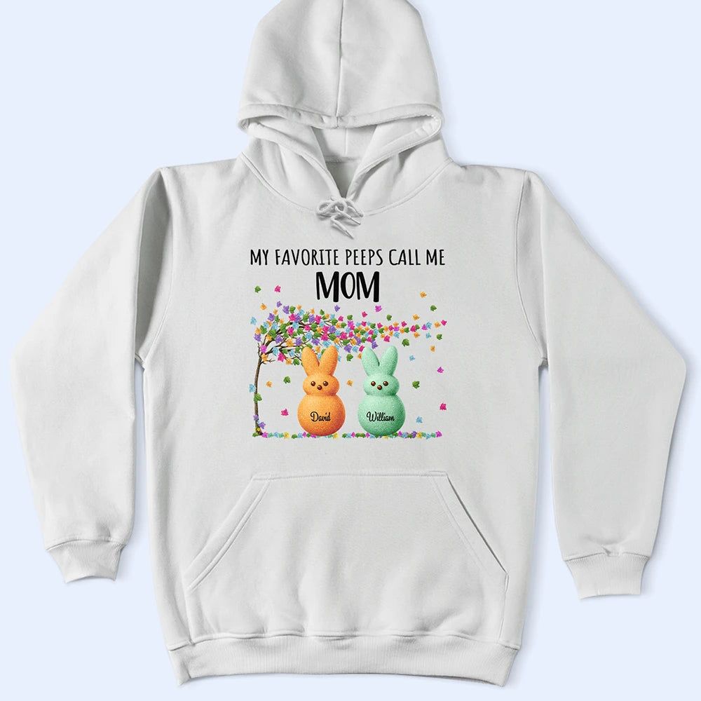My Favorite Peeps Call Me Grandma - Personalized T Shirt
