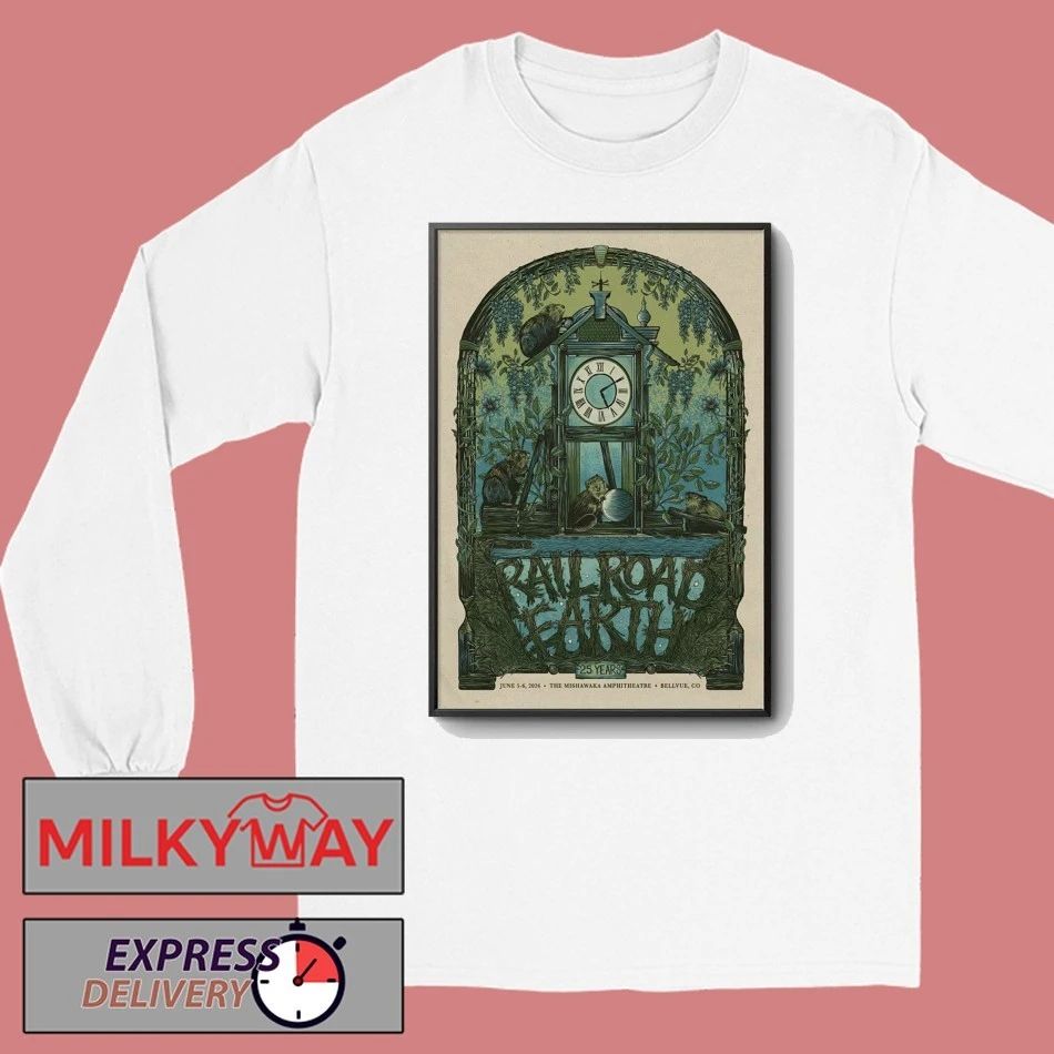 Railroad Earth Jun 5-6 2026 In Bellvue CO Poster shirt