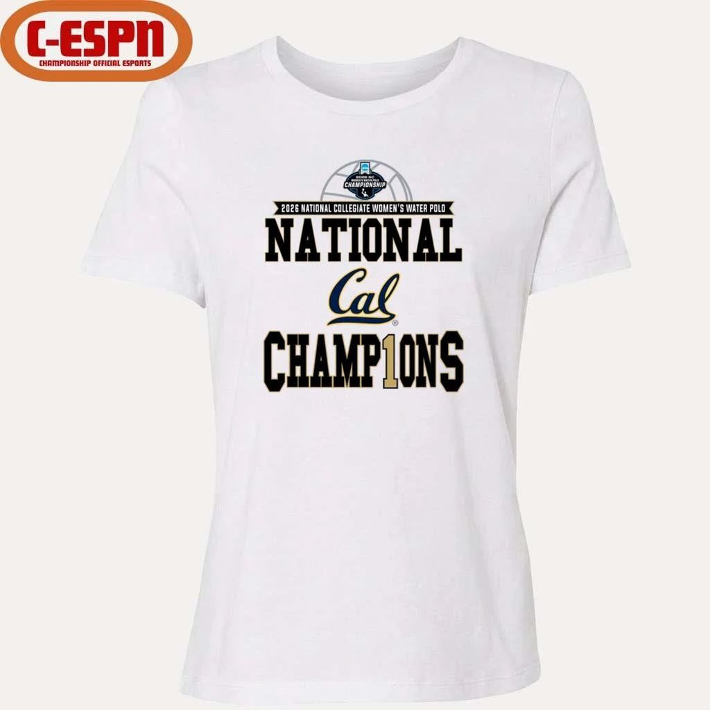 California Golden Bears 2026 NCAA Division I Women’s Water Polo National Champions T-Shirt