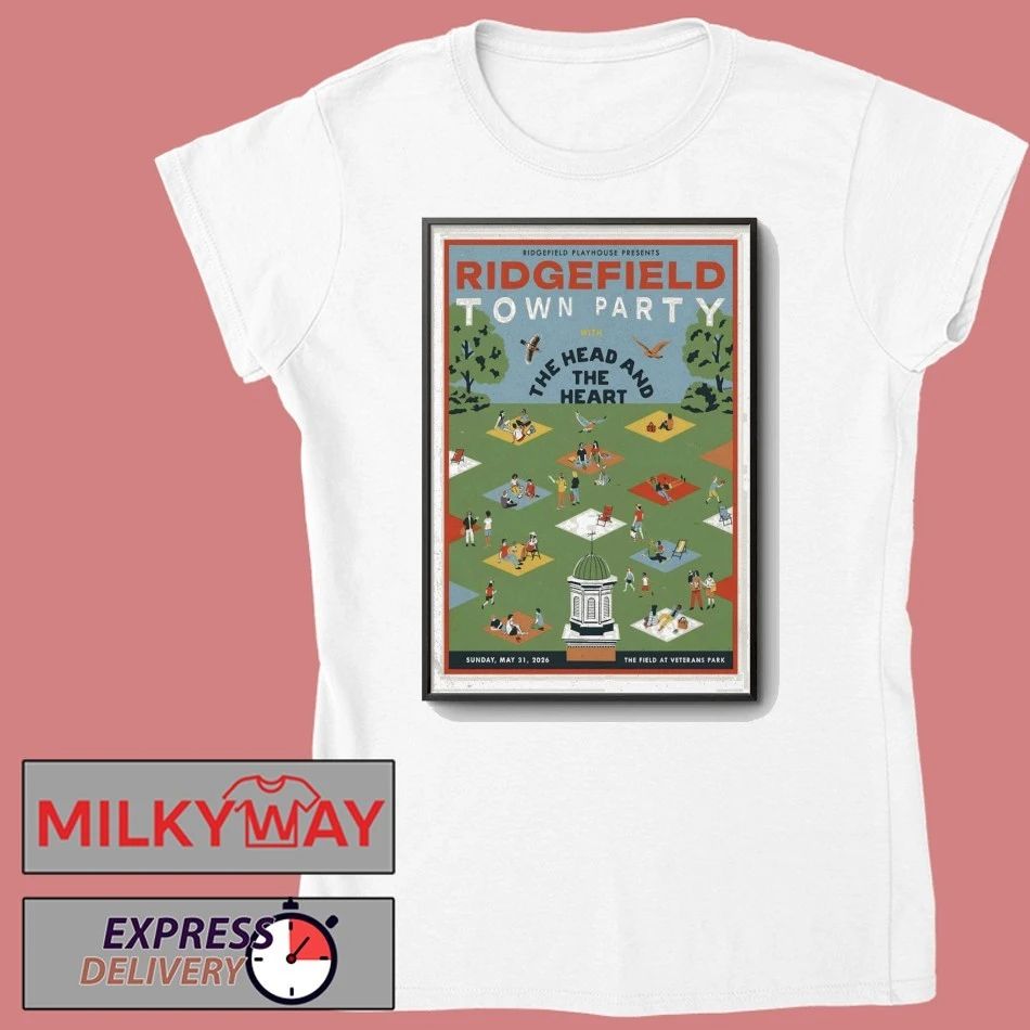 The Head And The Heart Ridgefield CT 5 31 2026 Poster shirt