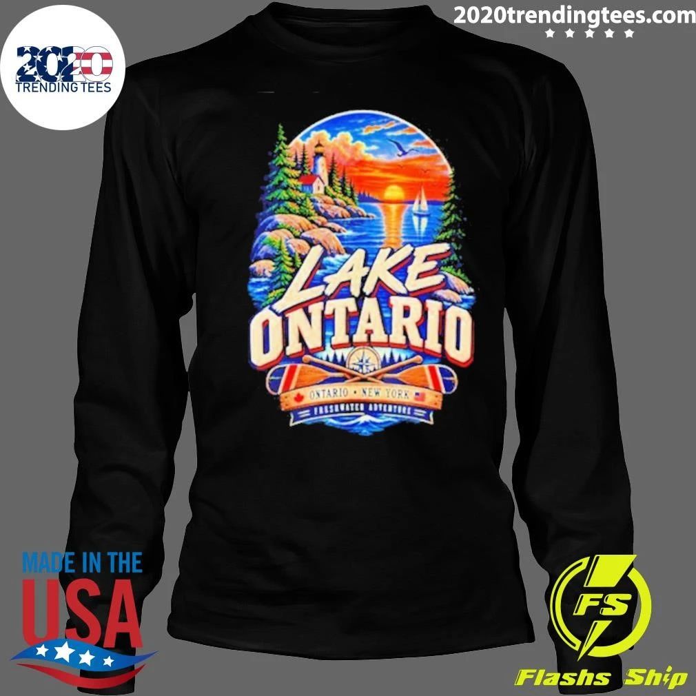 Lake Ontario Great Lakes Sunset Vintage Shirt