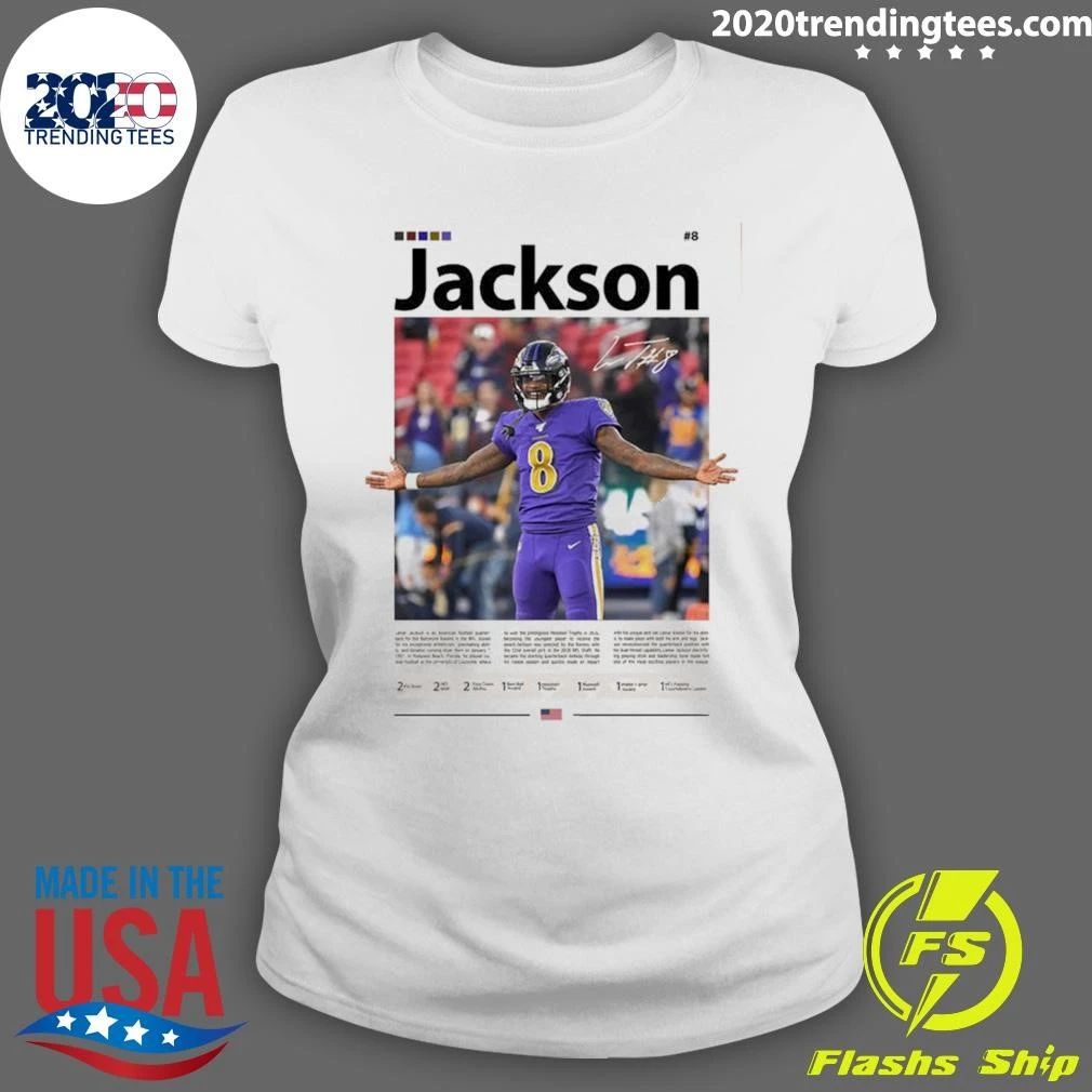 Lamar Jackson Football Player Signature Shirt
