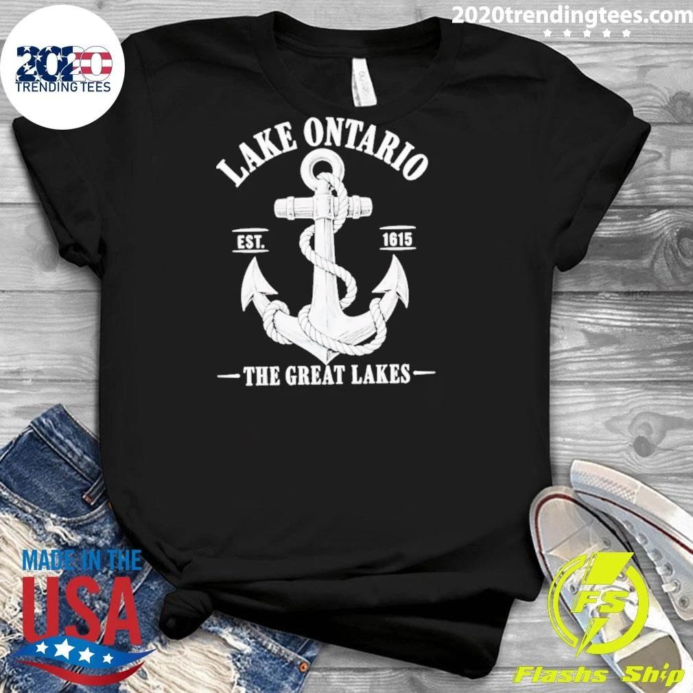 Lake Ontario The Great Lakes 1615 Shirt