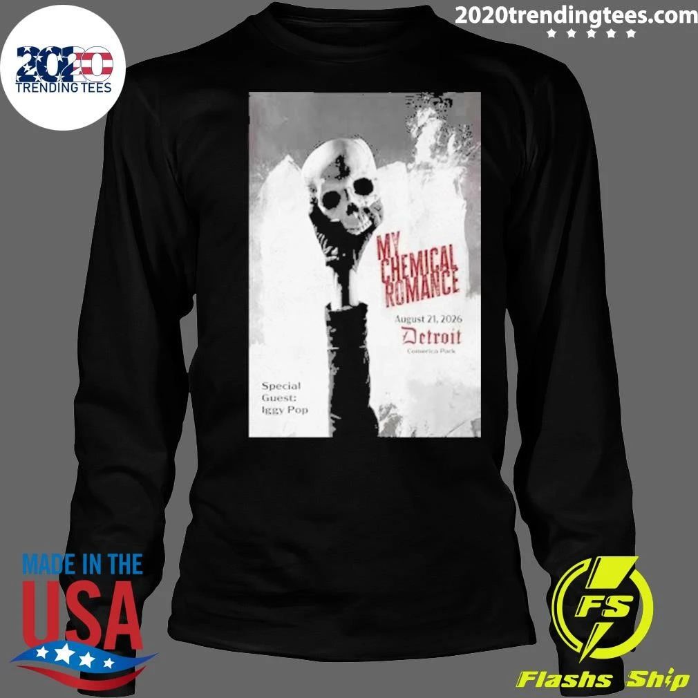 My Chemical Romance August 21 2026 Comerica Park in Detroit MI Shirt