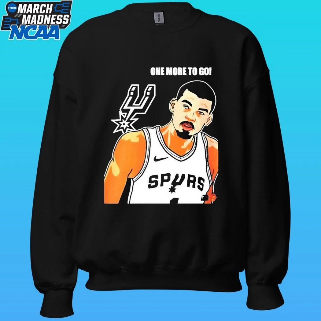 Victor Wembanyama San Antonio Spurs Nba One More To Go Shirt