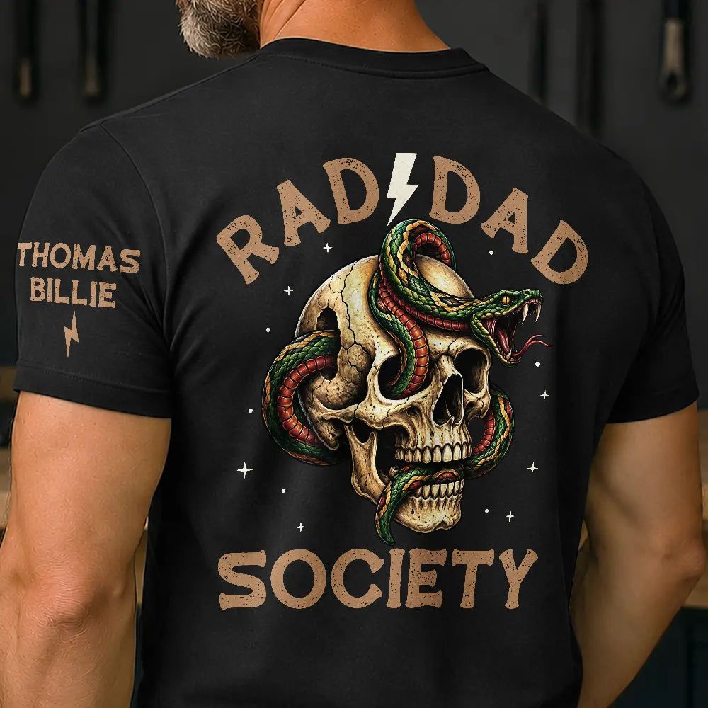 Rad Dad Society - Personalized T Shirt